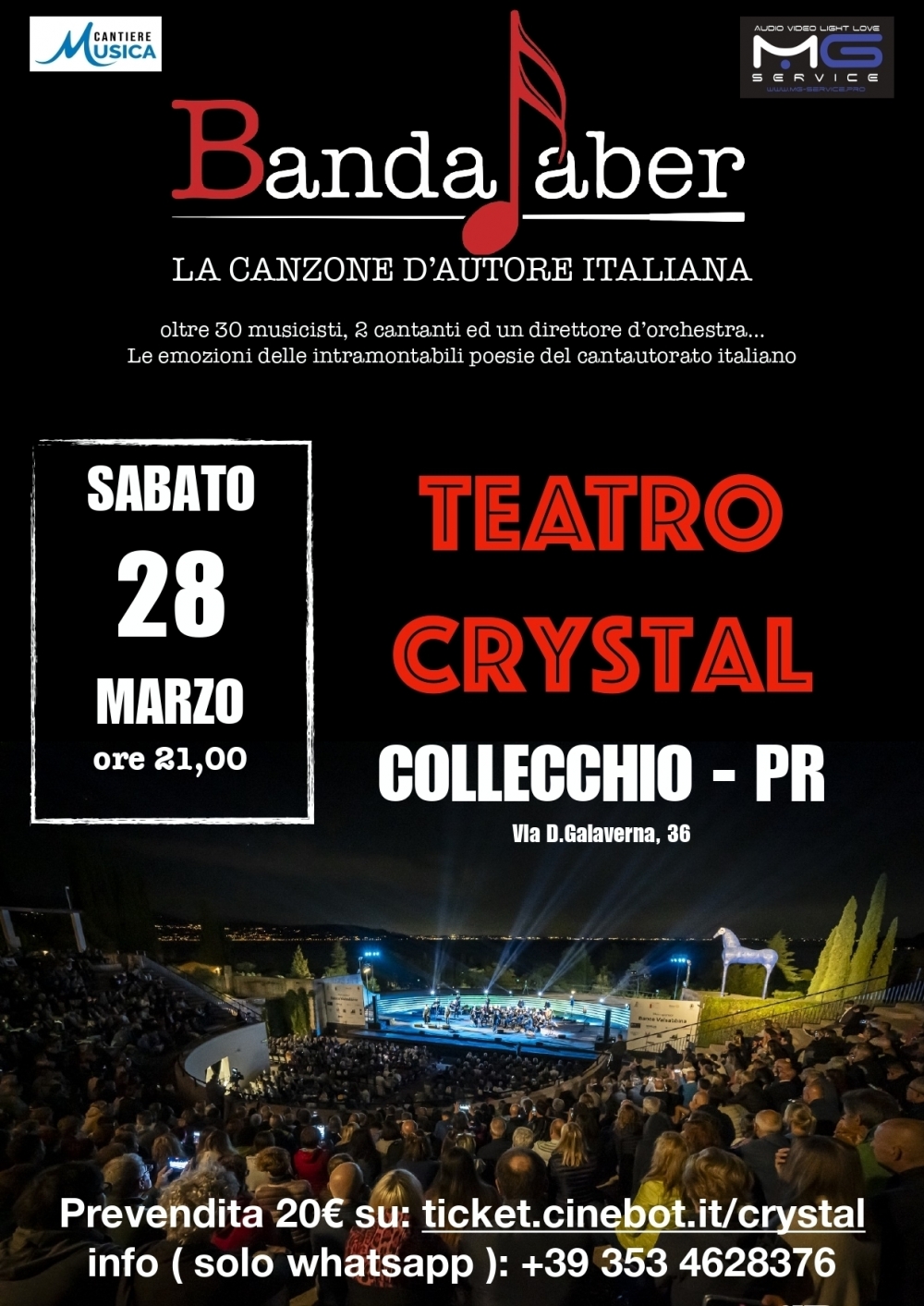 PER PRENOTAZIONI CLICCARE SULL'IMMAGINE - Teatro Crystal